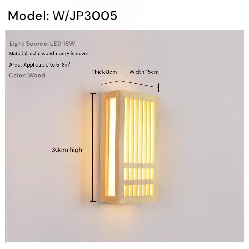 Shoji-Inspired Wall Light (W/JP3005)