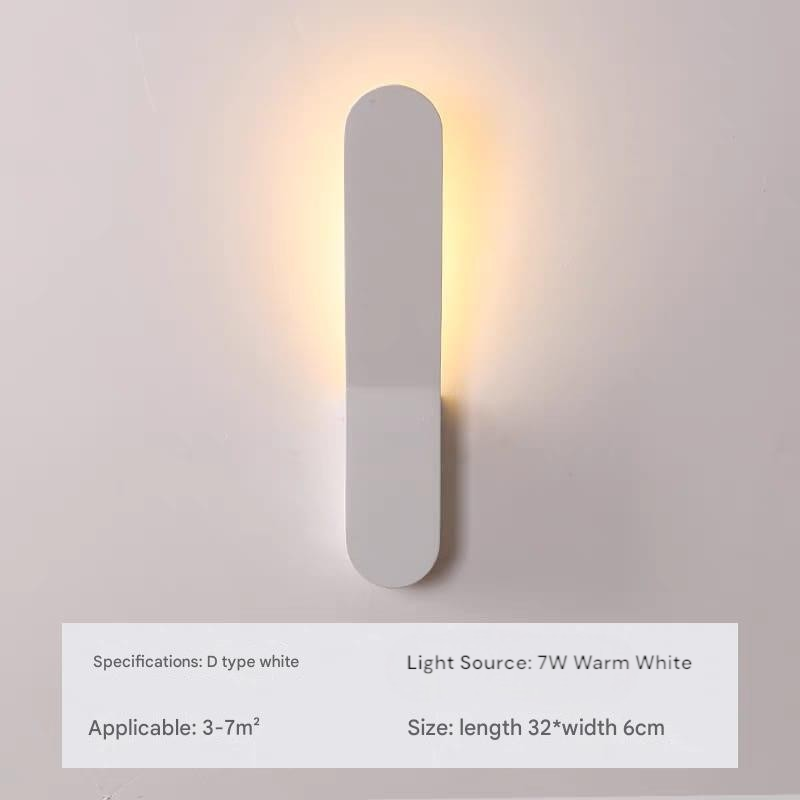 White Minimalist Wall light (W/1840-WH-Y)