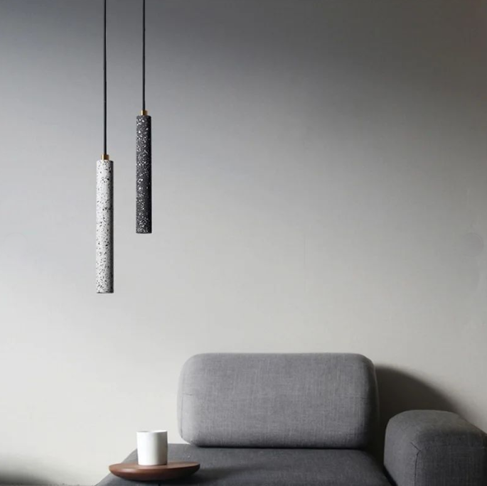 Concrete Tube Pendant Lamp