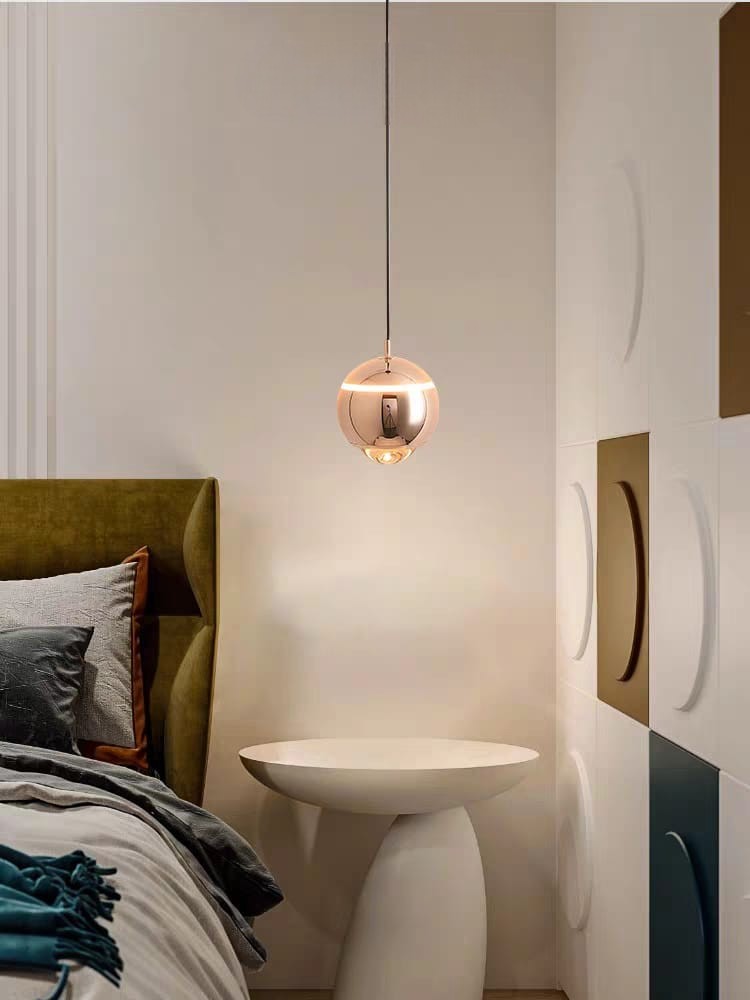 Modern Sphere Pendant Light (H/A-001-PBKS/MGS/RGS/MG)