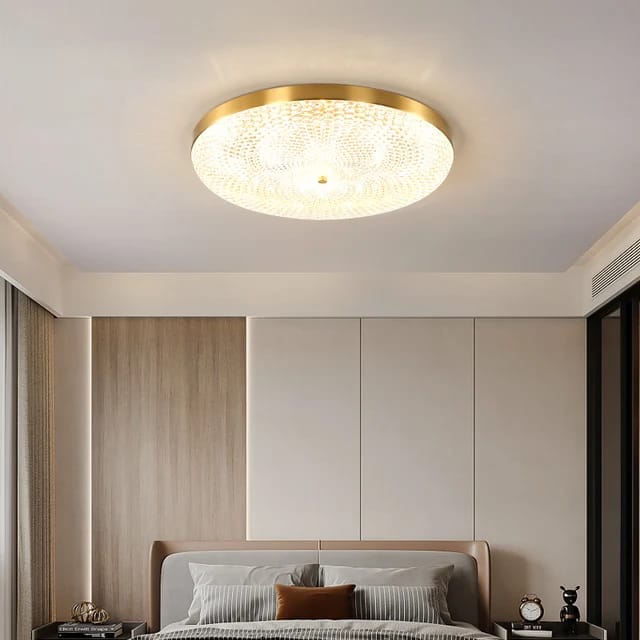 Modern CrystalEmbellished Ceiling Light