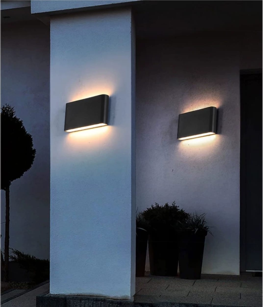 Modern Edge Wall Light - 115mm (YS1881-1BK)