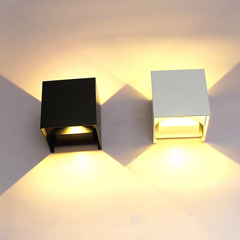 Dual Light Wall Fixture (W/901-GD/BK/WH-Y)